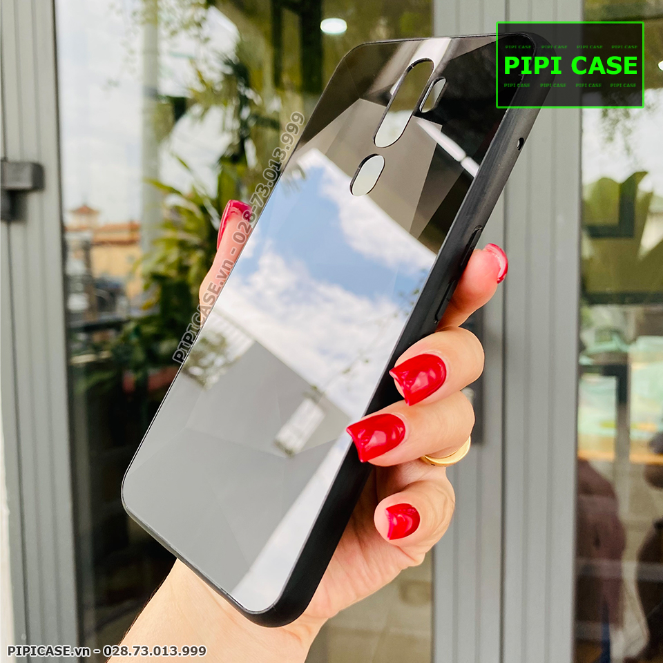 Ốp Lưng Oppo A9 2020 - Kim Cương 6D - Đen_thumbnail_2