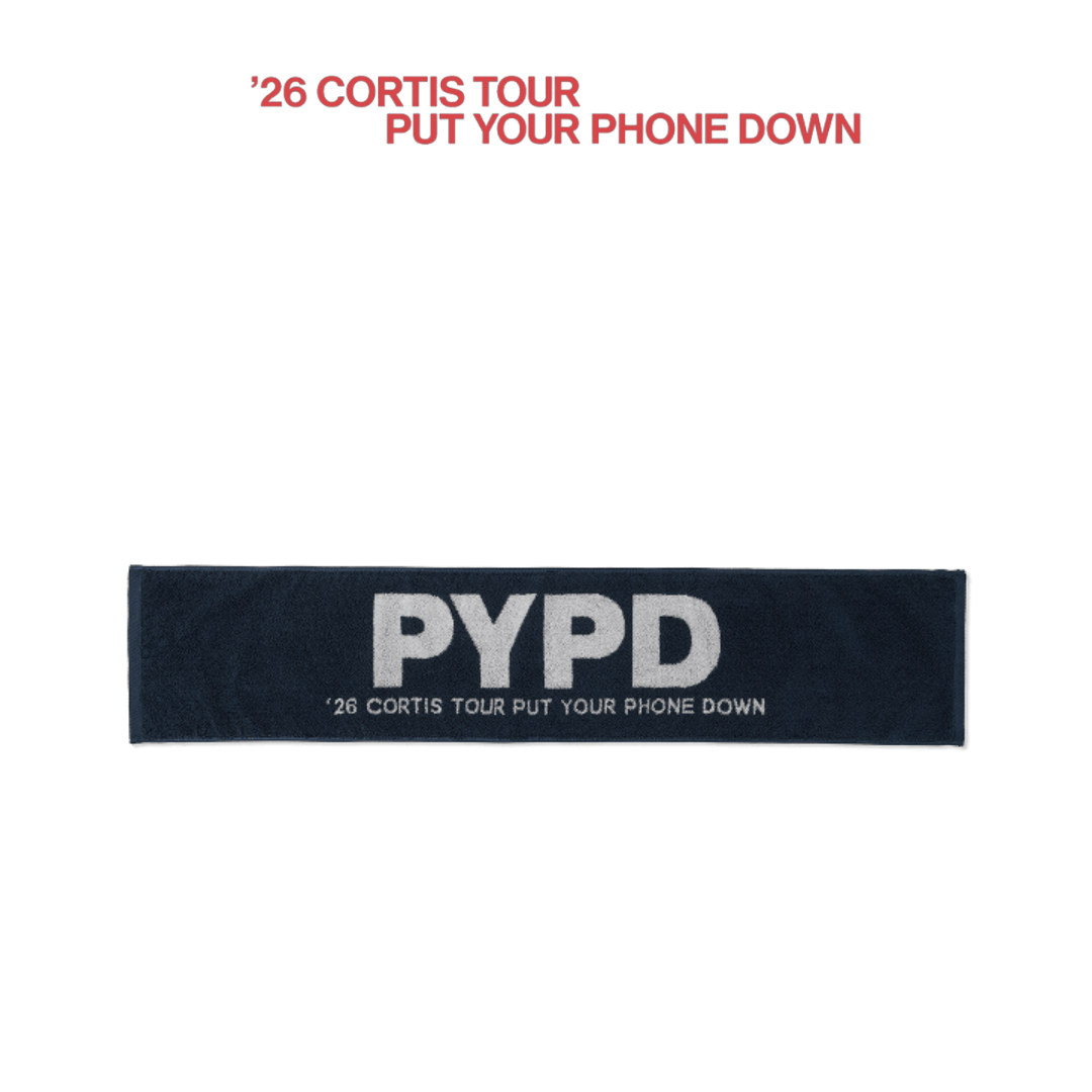 CORTIS PYPD MERCH TOUR SLOGAN TOWEL_PYPD