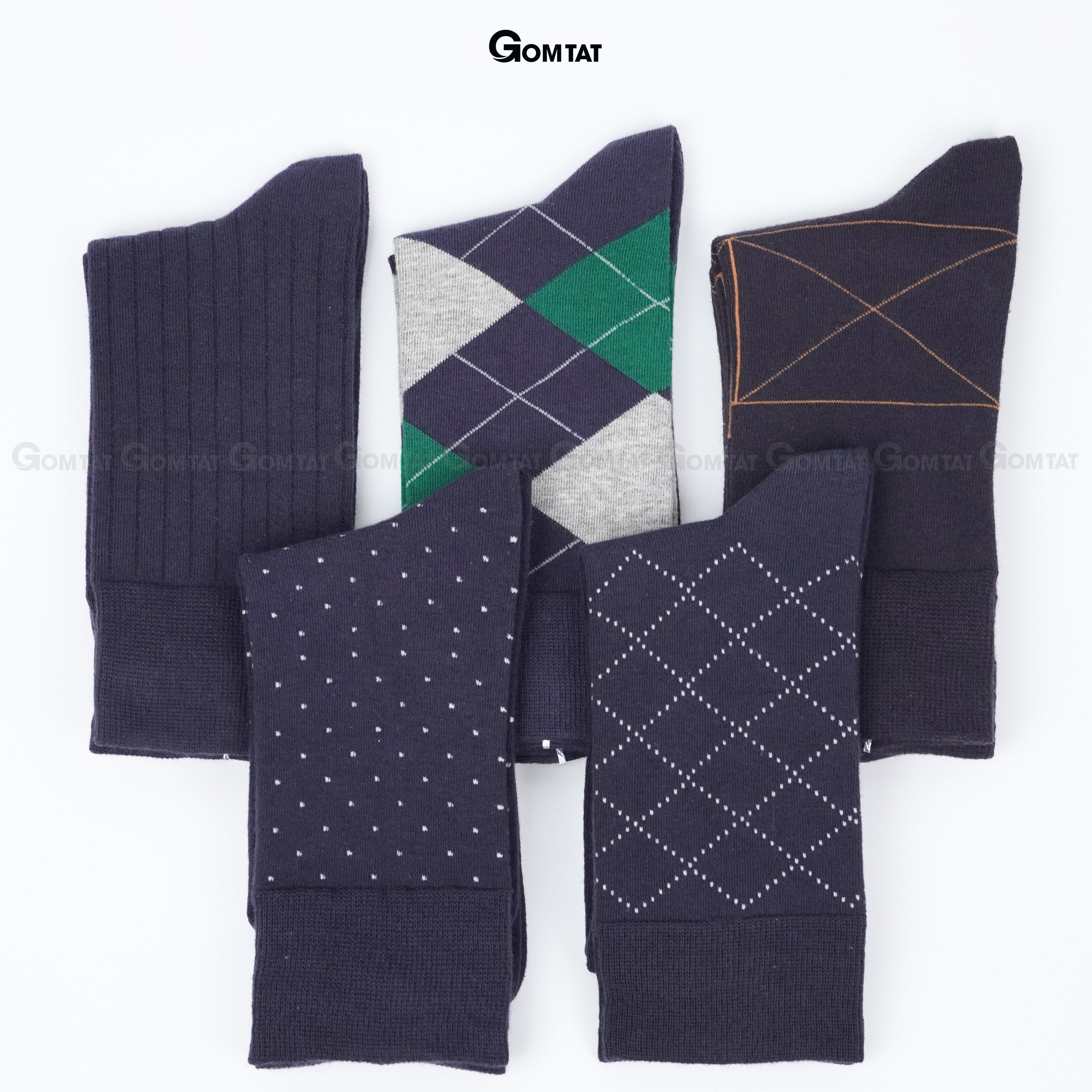 Combo tất giày tây họa tiết LUX-MIX-CB_thumbnail_77