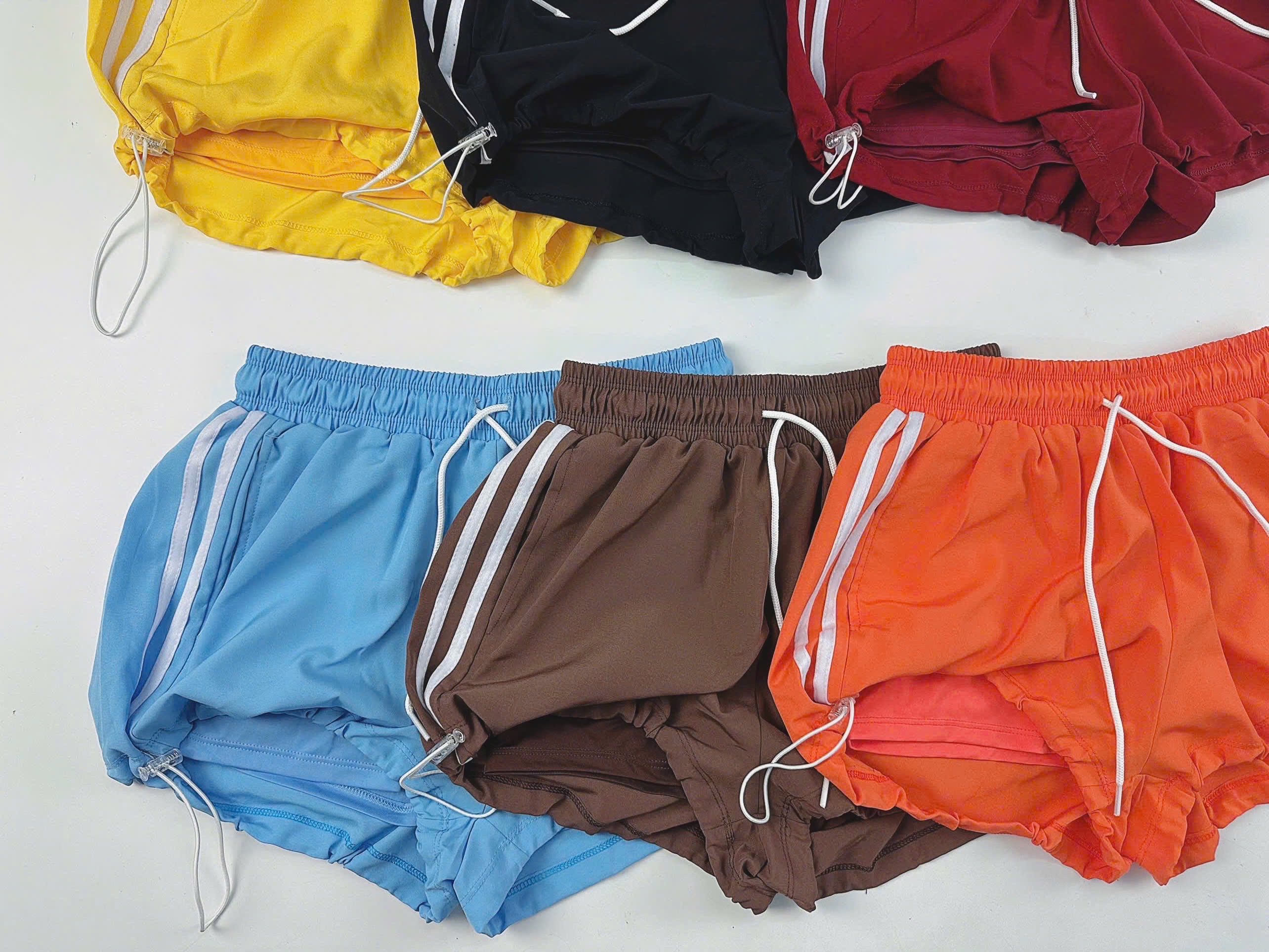 Quần Đùi Thể Thao Tập Gym Chạy Bộ Nữ Yumiisportswear Boxer Bí Ngô Rút Dây Dáng Rộng Kèm Quần Bảo Hộ Chống Lộ Lưng Cao_thumbnail_9