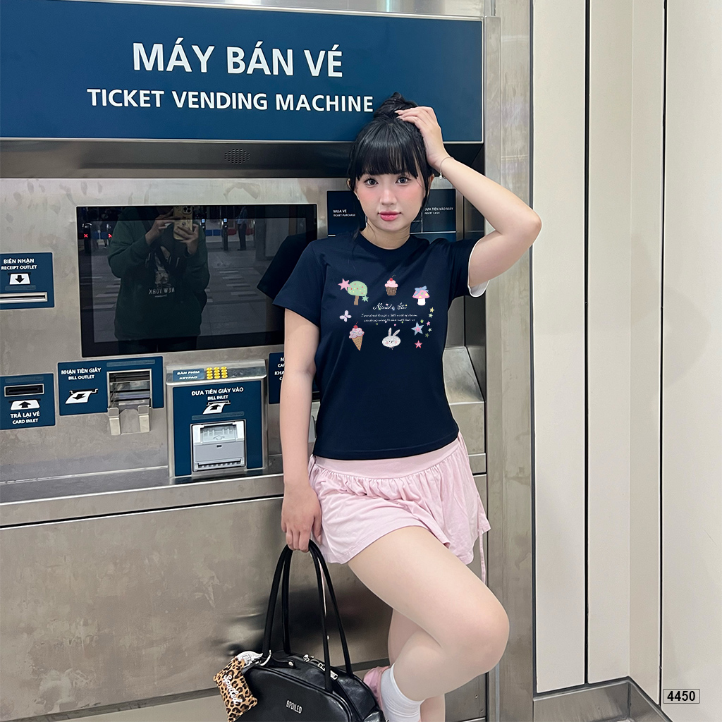 Áo babytee form ôm tay ngắn Hàn Quốc Miucho 4450_thumbnail_4
