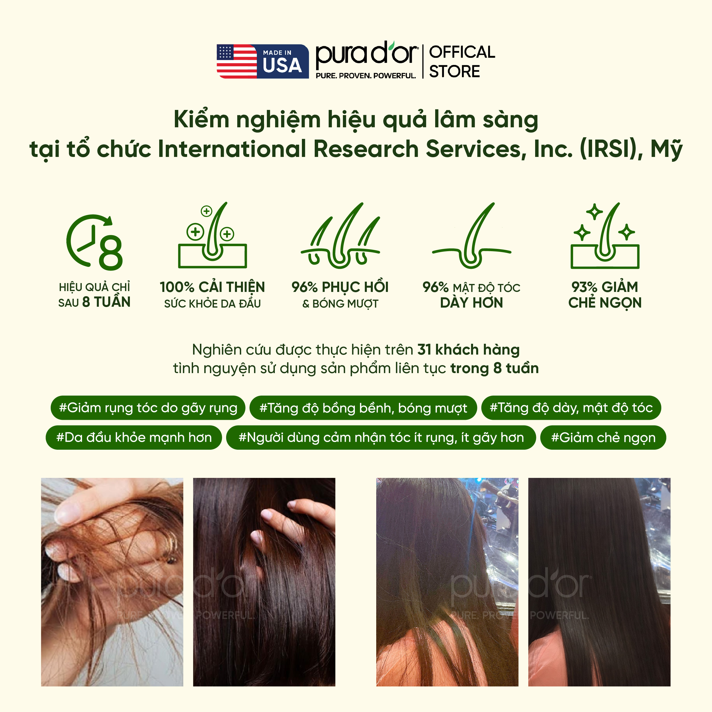Combo 3 Bước Dầu Gội, Dầu Xả, Giảm Rụng Tóc Organic Pura D'or Biotin Gold Label 236ML | Chăm Sóc Tóc, Chăm Sóc Da Đầu, Dưỡng Tóc, Hỗ Trợ Mọc Tóc_thumbnail_1