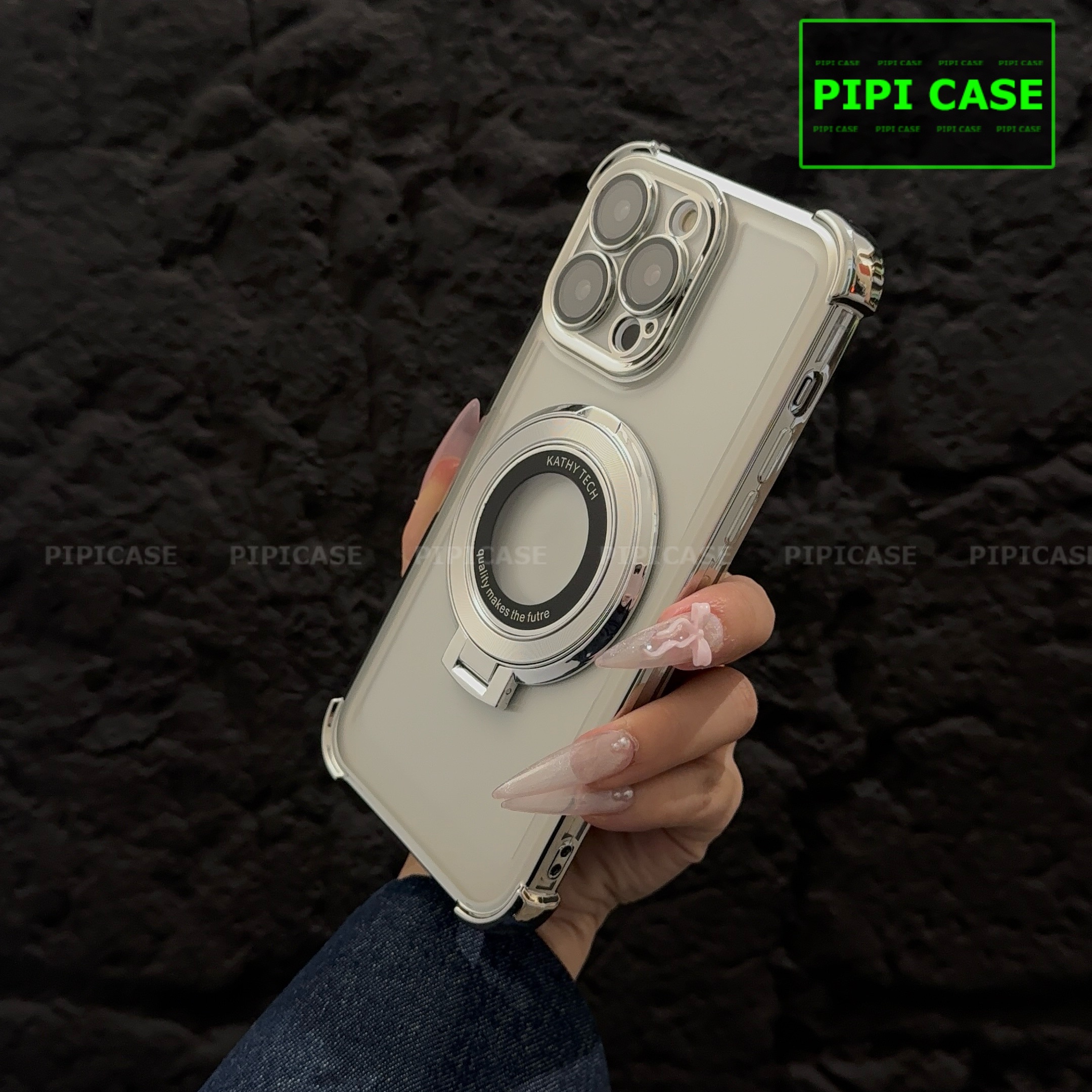 Ốp Lưng iPhone 14 Pro - Ven - Bạc_thumbnail_23