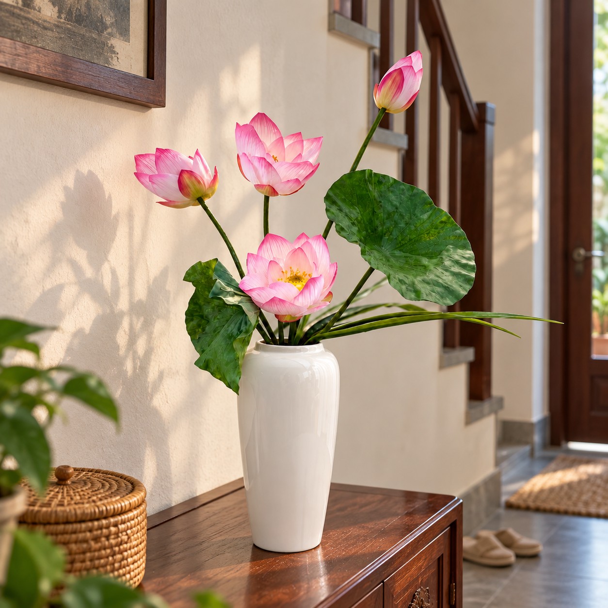 Bình hoa gốm trang trí phòng khách, cắm hoa_thumbnail_5