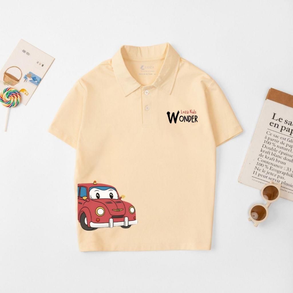 [XẢ KHO LẺ SIZE 110-160] Áo POLO cho bé in hình nhiều mẫu - Áo trẻ em từ 15-42kg - Loza Kids XPL001_thumbnail_25
