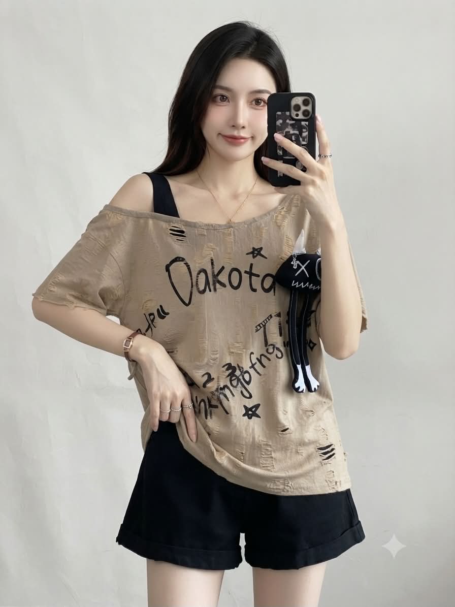 MS SB1104365: áo T-shirt phong cách Punk Chic đầy cá tính và phá cách. _thumbnail_1