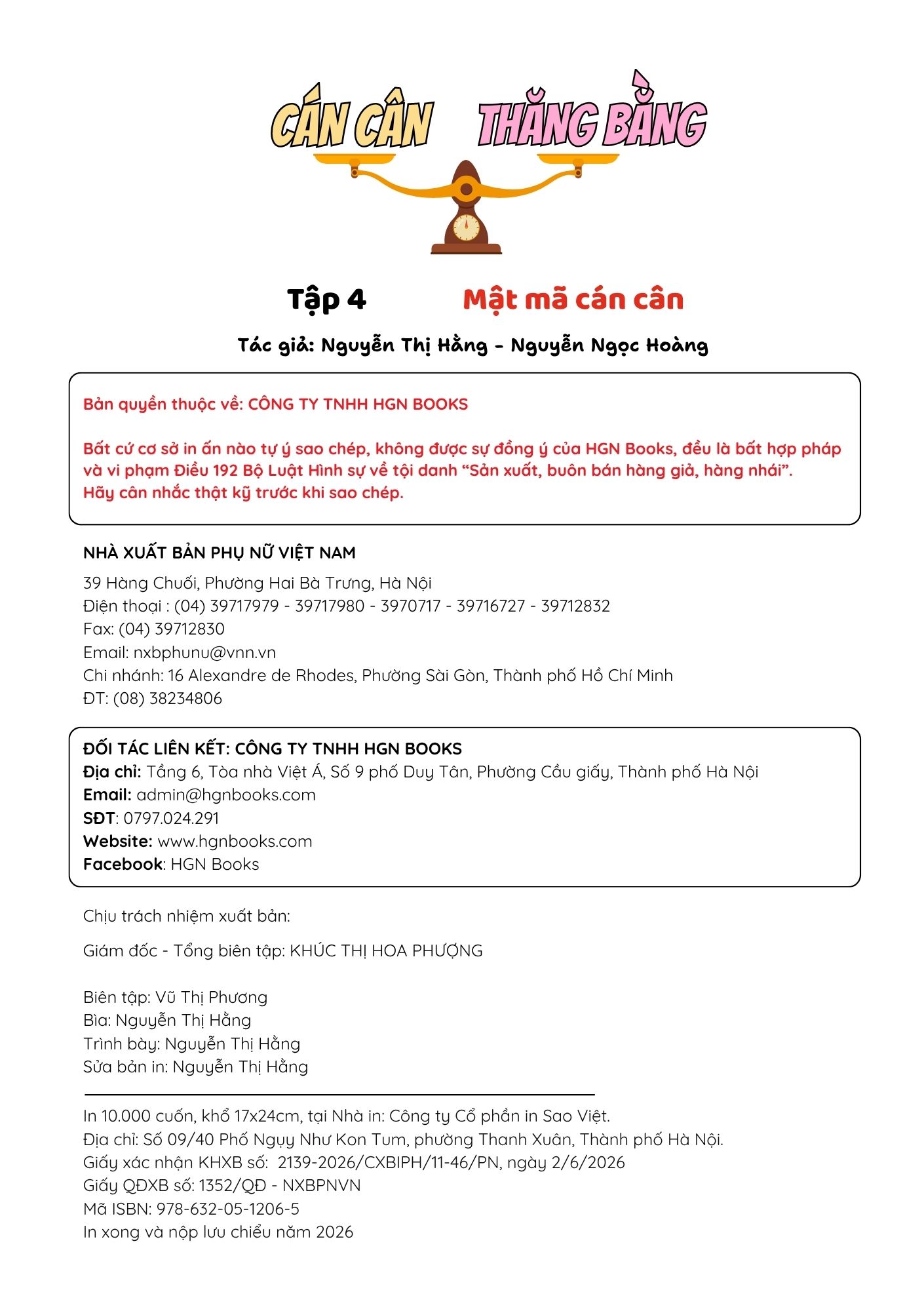 Sách Cán Cân Thăng Bằng Tập 4 - Mật Mã Cán Cân_thumbnail_1