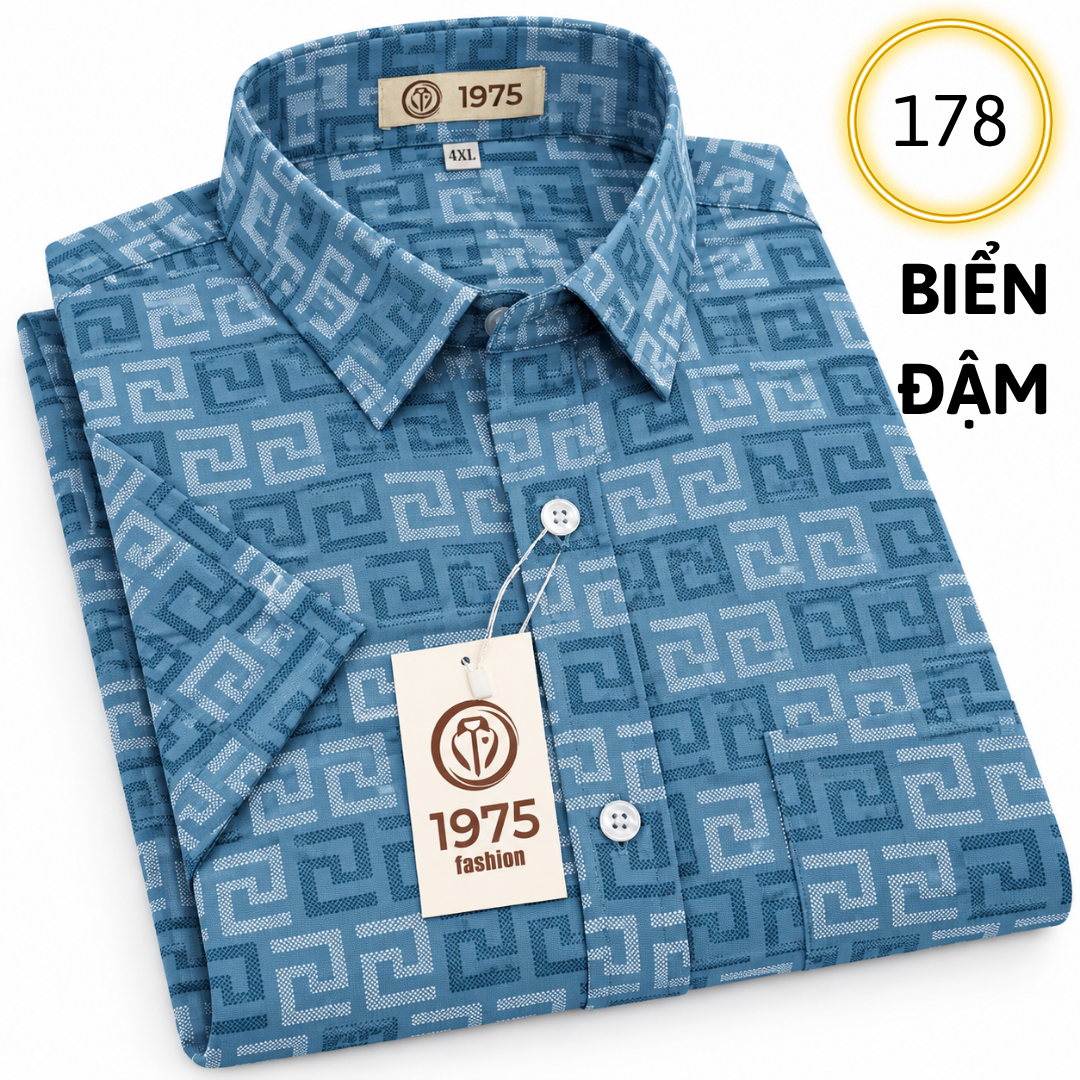 Áo sơ mi 178N - VẠN BIỂN ĐẬM