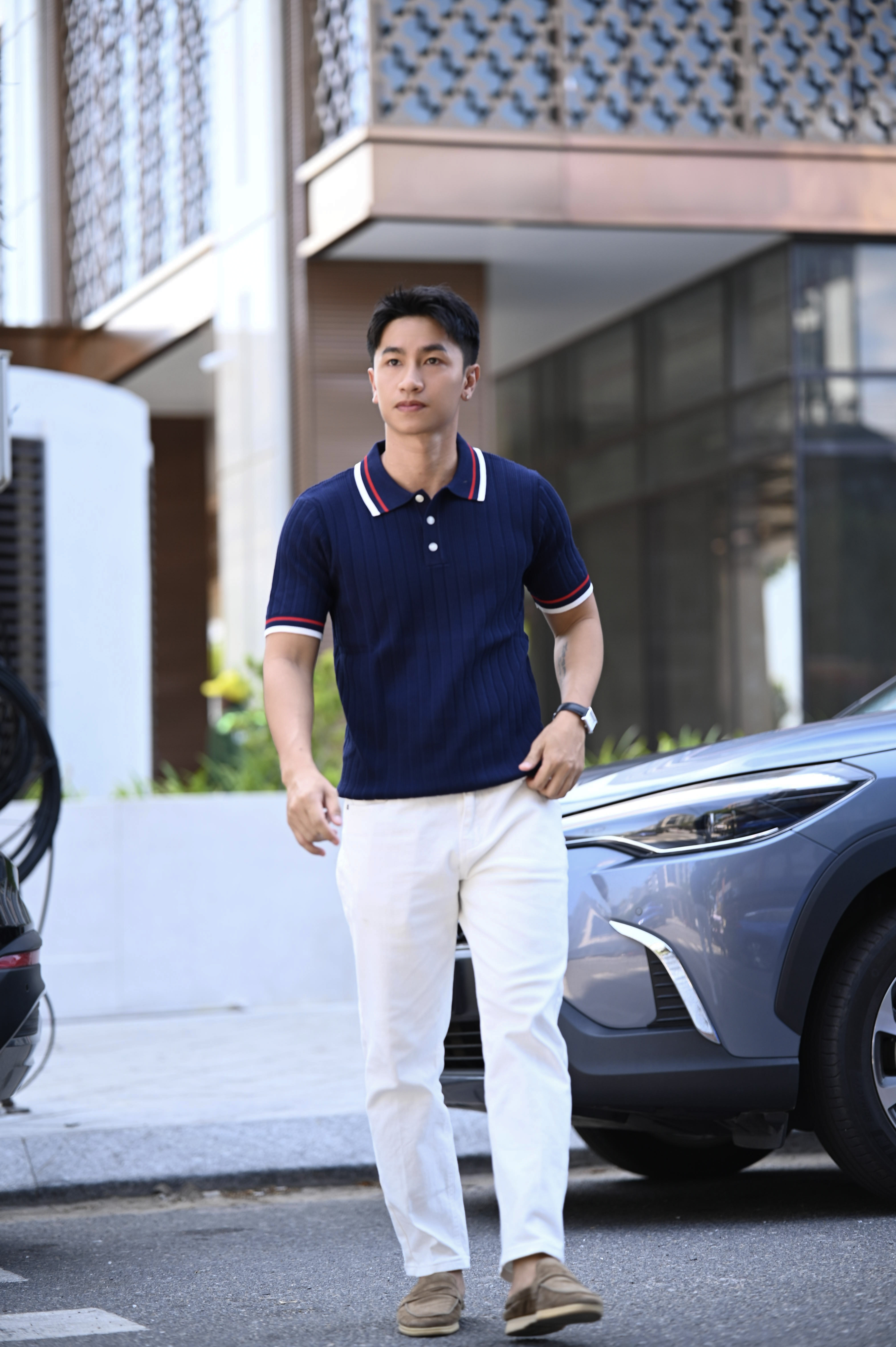 PB10 - Áo Polo Nam Tay Ngắn Phong Cách Old Money, Dáng Ôm, Cổ Bẻ, Mùa Hè 2025_thumbnail_10