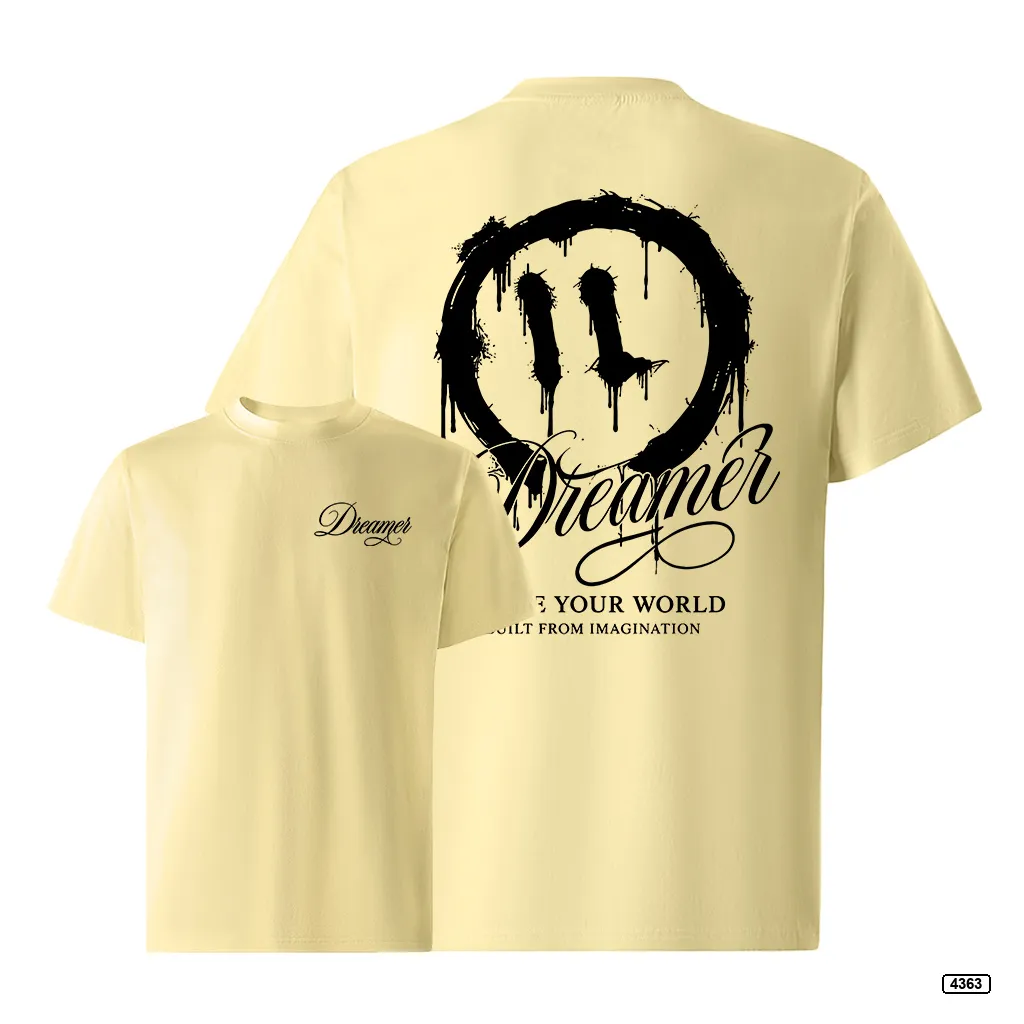 Áo thun nam form rộng Dreamer Slogan TeePrint 4363_thumbnail_8