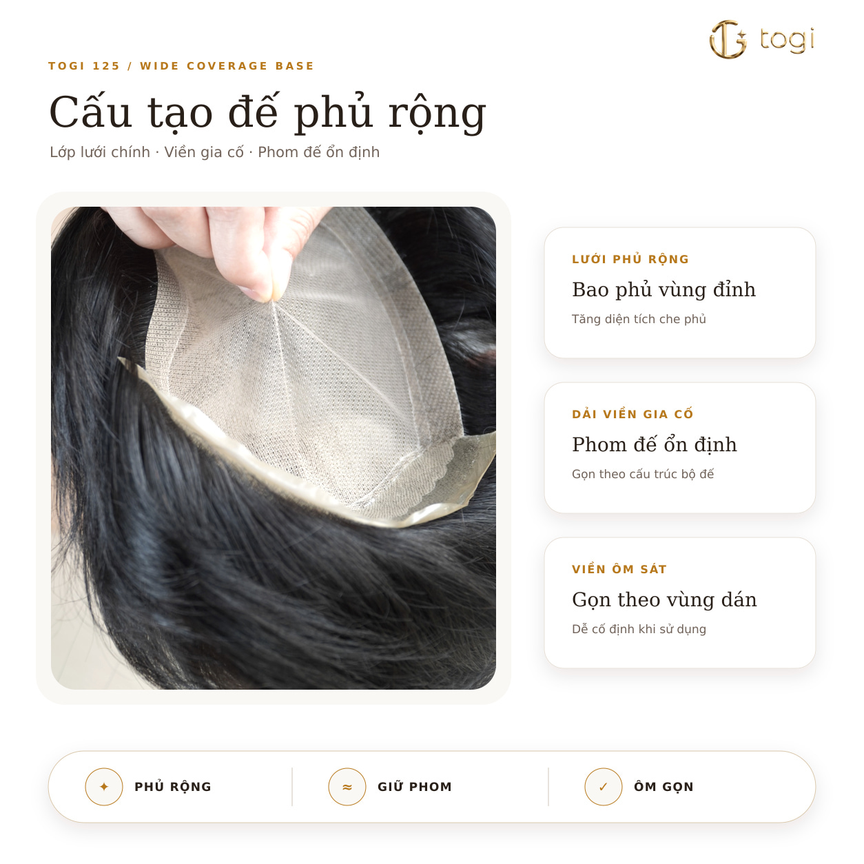 Mặt trong bộ đế Togi125
