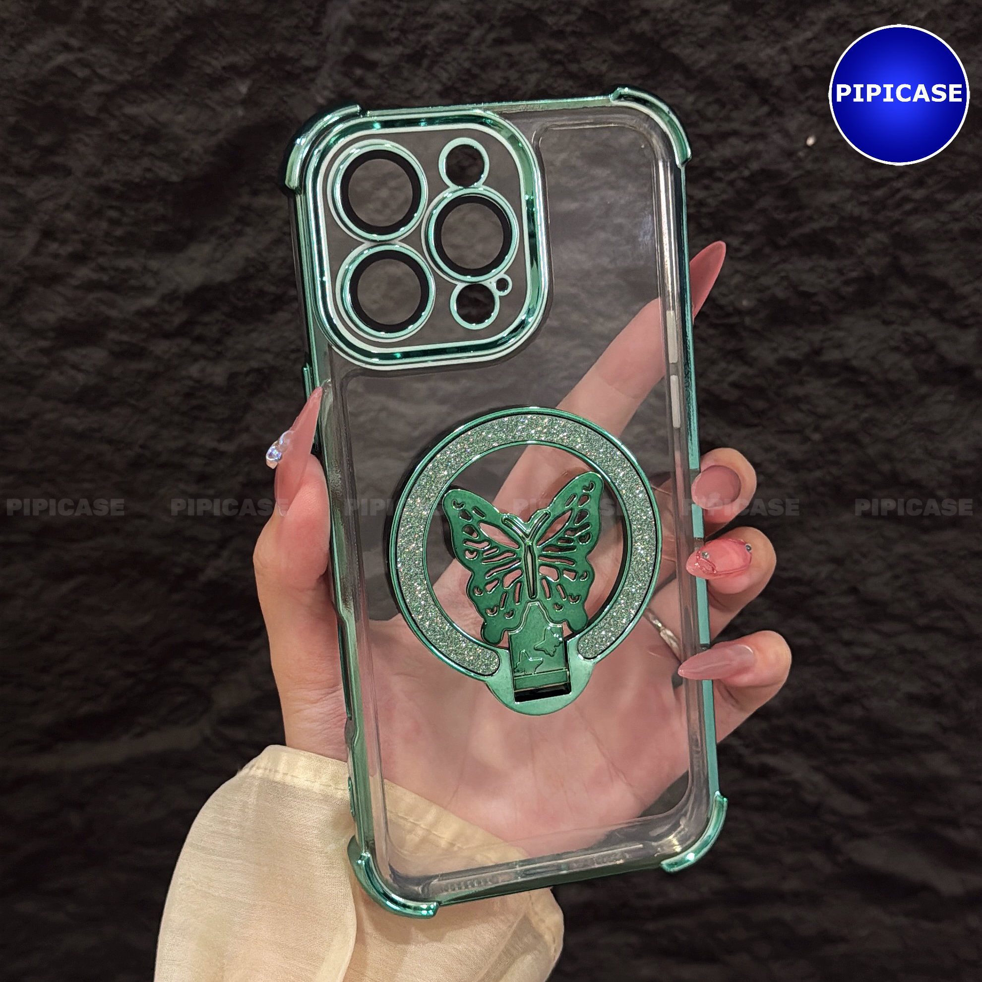 Ốp Lưng iPhone 16 Pro Max - MO - Xanh Lá_thumbnail_1