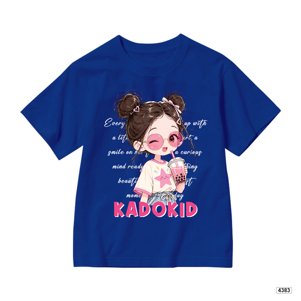 Áo thun bé gái form rộng bubble tea Kado 4383_thumbnail_12