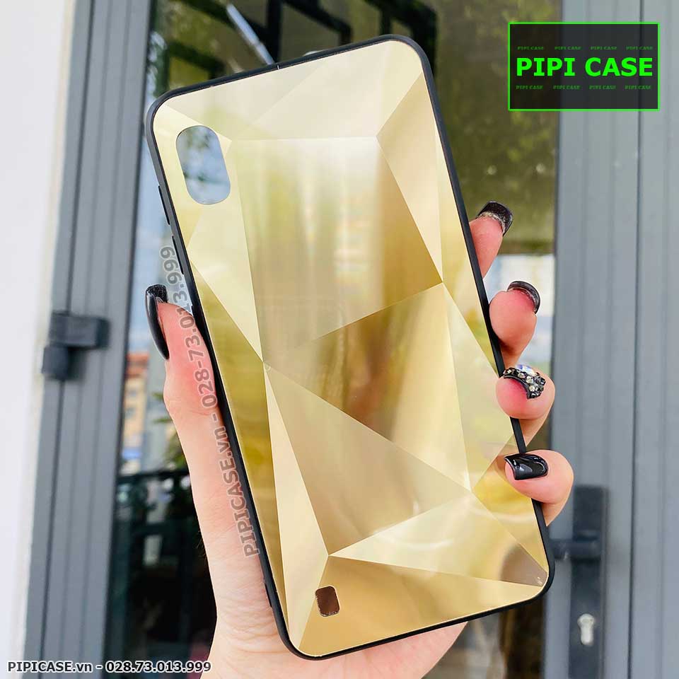 Ốp Lưng Samsung A10 - Kim Cương 6D - Vàng_thumbnail_4