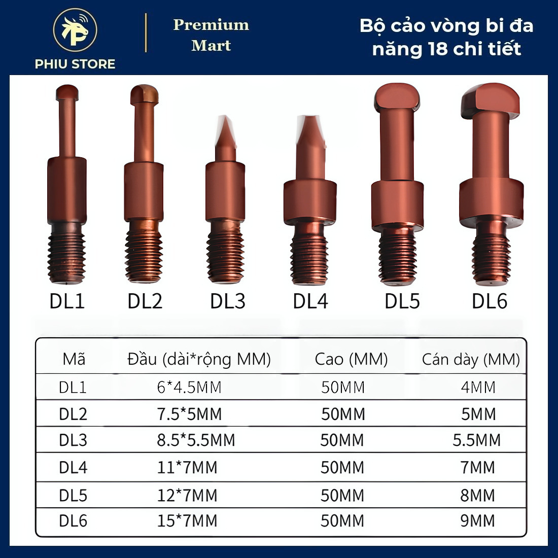 Bộ Cảo Vòng Bi Đa Năng 18 Chi Tiết - Vam Tháo Bạc Đạn Ô Tô Xe Máy_thumbnail_1