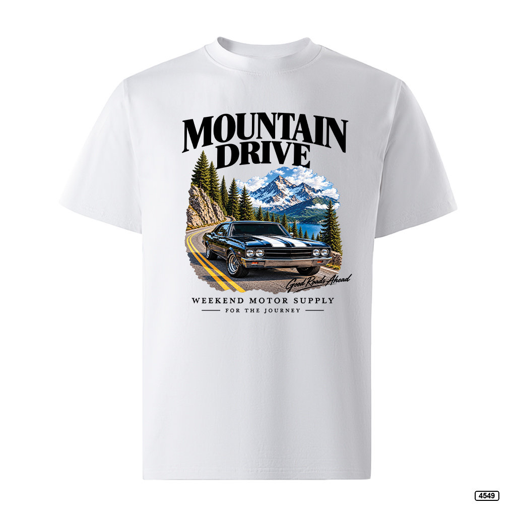Áo thun nam oversize xe hơi vintage Mỹ TeePrint 4549_thumbnail_9