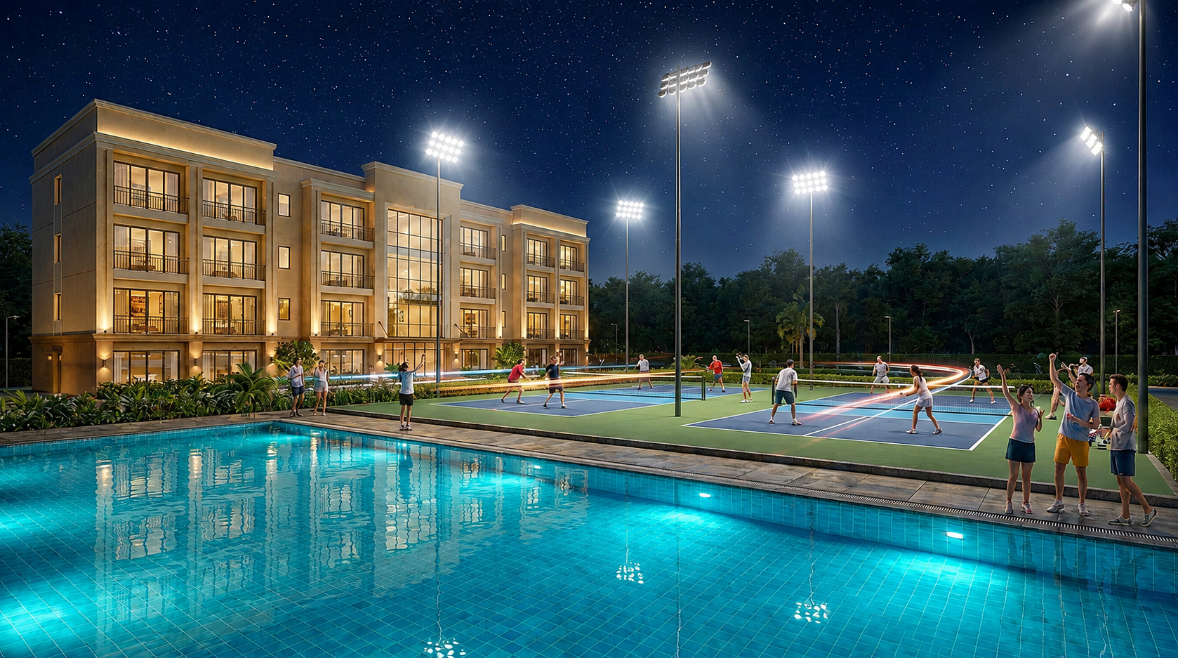 Sân Pickle ball