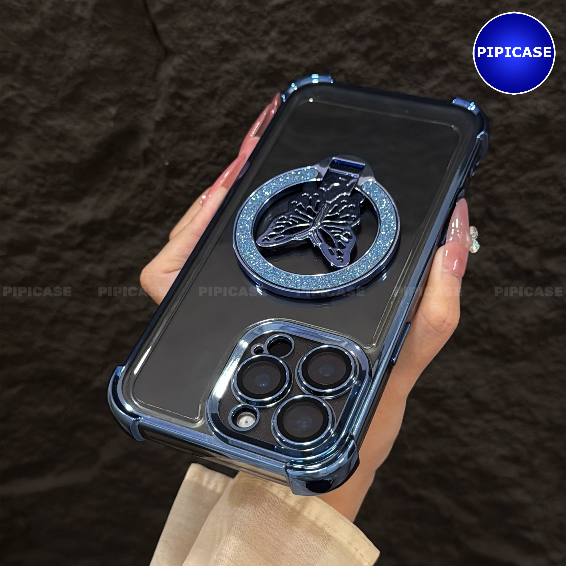 Ốp Lưng iPhone 16 Pro - MO - Xanh Nhạt