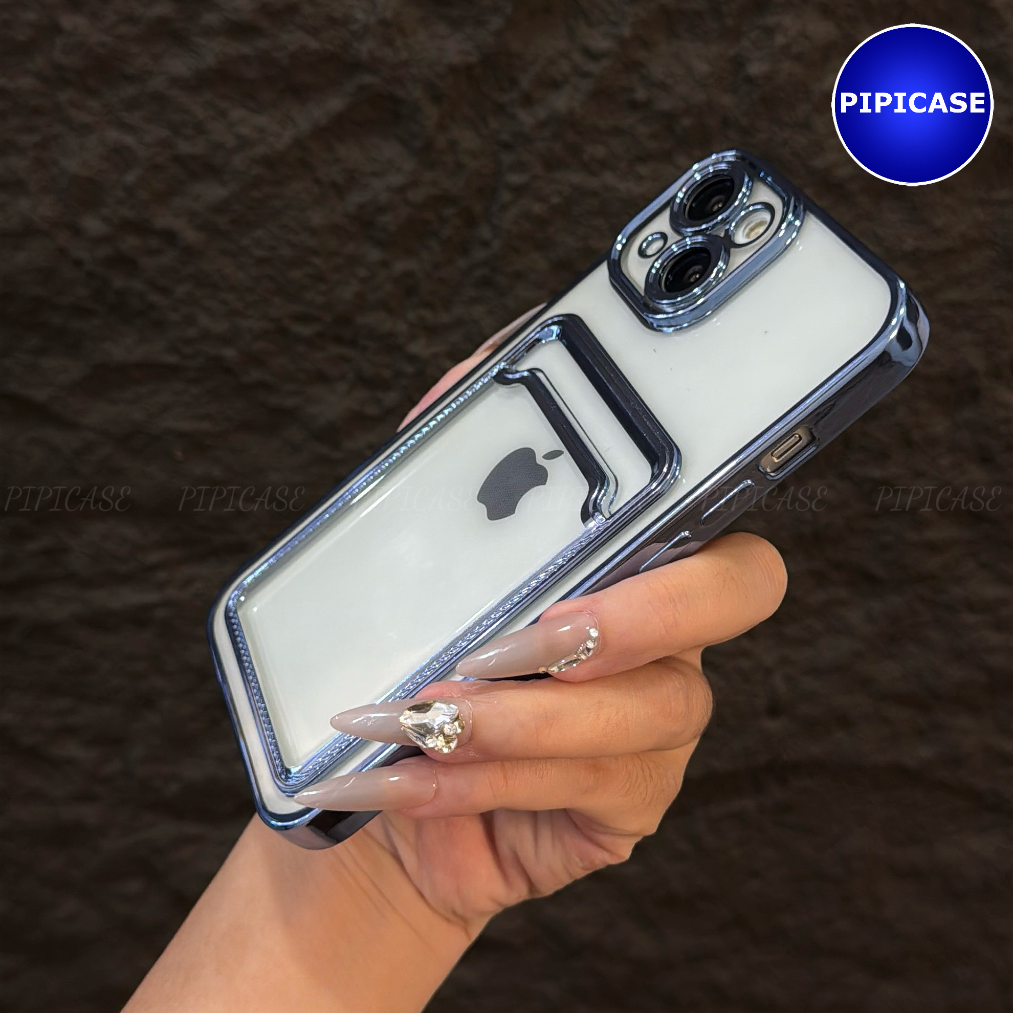 Ốp Lưng iPhone 14 - Ốp Thẻ - Xanh Dương_thumbnail_5