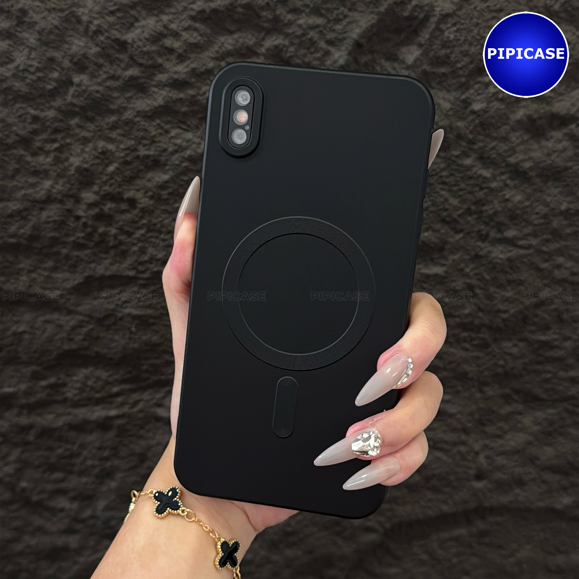 Ốp Lưng iPhone X / XS - Ops - Đen