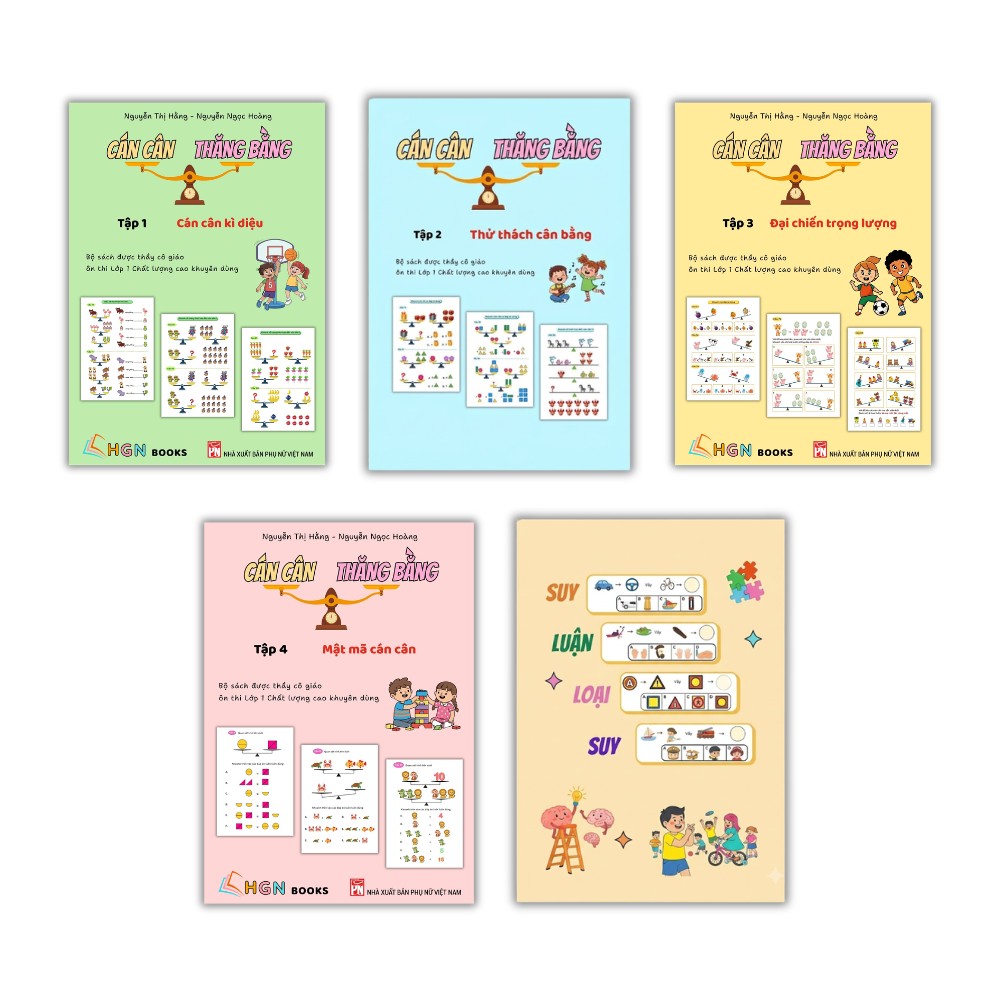 Bộ 5 Cuốn - Cán Cân Thăng Bằng - Suy Luận Loại Suy