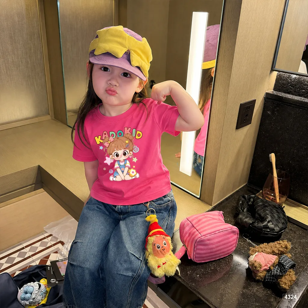 Áo thun bé gái form rộng Kado Kid Cute Girl Kado 4324_thumbnail_6