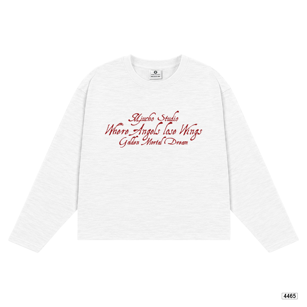 Áo thun form boxy Miucho tay dài cotton xược 4465_thumbnail_0
