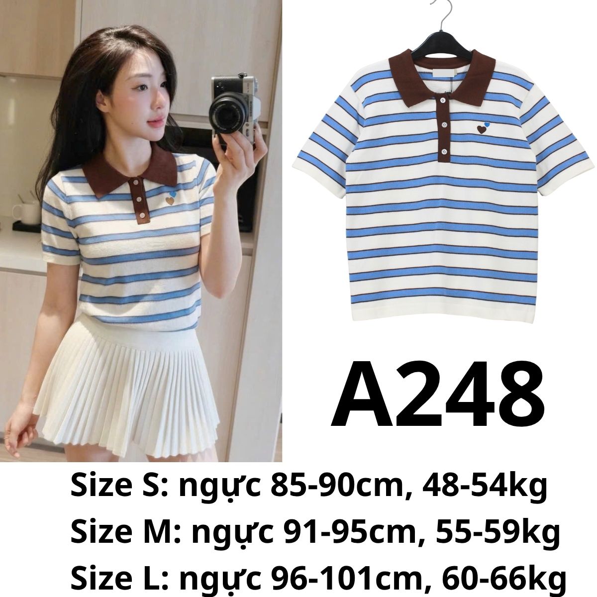 A248 -Áo len Polo