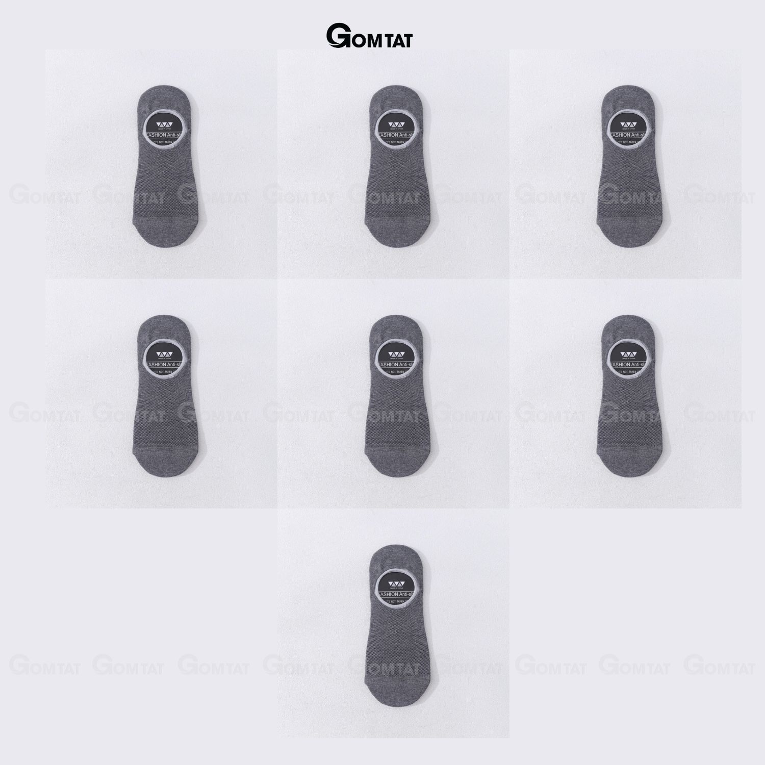Combo 7 đôi tất lười nam chống tuột gót GOMTAT, vớ lười nam mùa hè đi giày lười cao cấp - MIA-1402-CB7 MIA-1402_thumbnail_12