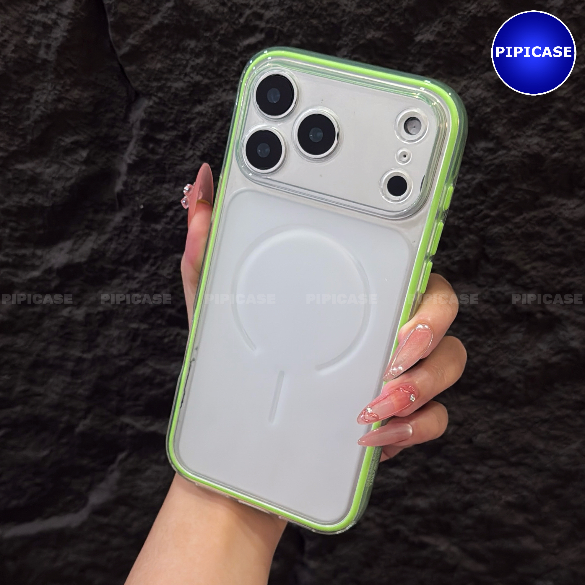 Ốp Lưng iPhone 17 Pro Max - Lucye - Xanh Lá
