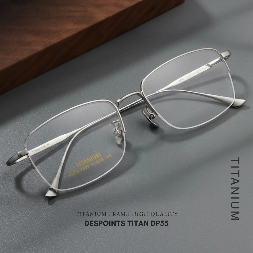 [Premium] Gọng Kính Titan nửa viền cao cấp. Chất liệu Titan nhẹ & bền. Phù hợp đa dạng form mặt_thumbnail_2
