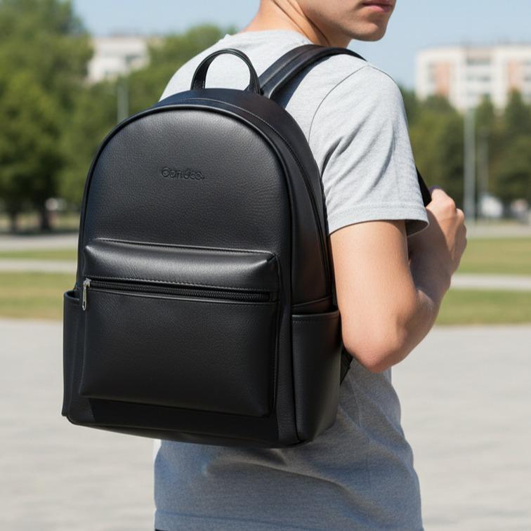 (Không Móc Khóa) Balo Thời Trang Unisex Chống Nước Đựng Đi Học Đi Làm Phong Cách Hàn Quốc BL087_thumbnail_8
