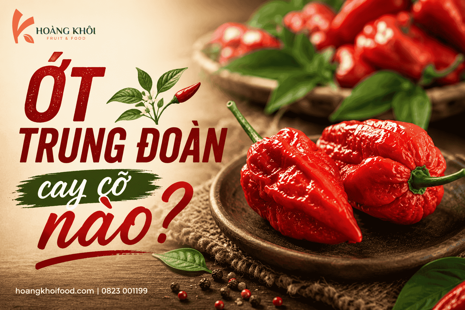 Ớt trung đoàn cay cỡ nào?