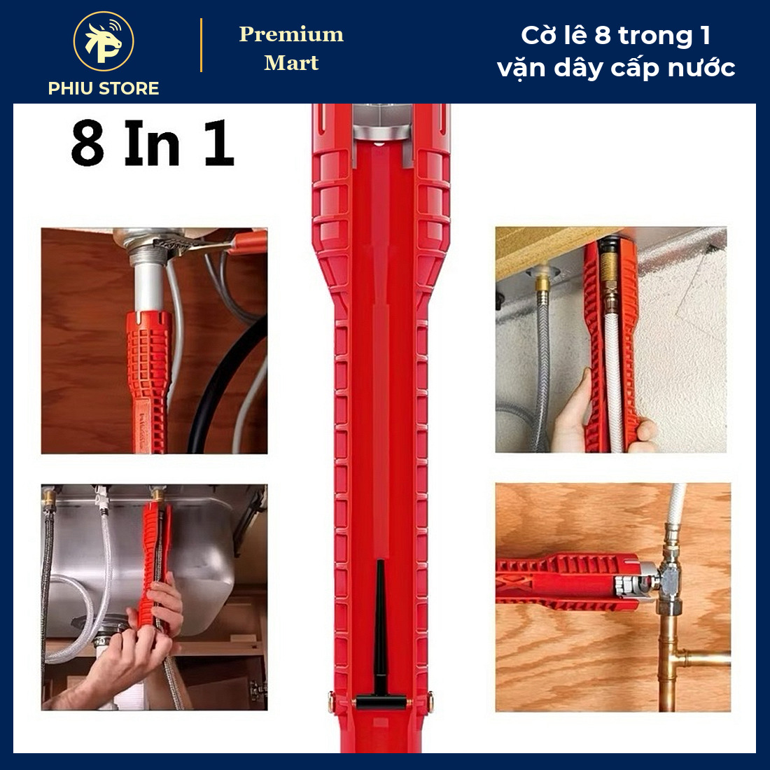 Cờ Lê Đa Năng 8 Trong 1 Vặn Dây Cấp Nước - Tháo Lắp Vòi, Bồn Rửa, Bình Nóng Lạnh Chỗ Hẹp - PHIU STORE_thumbnail_3