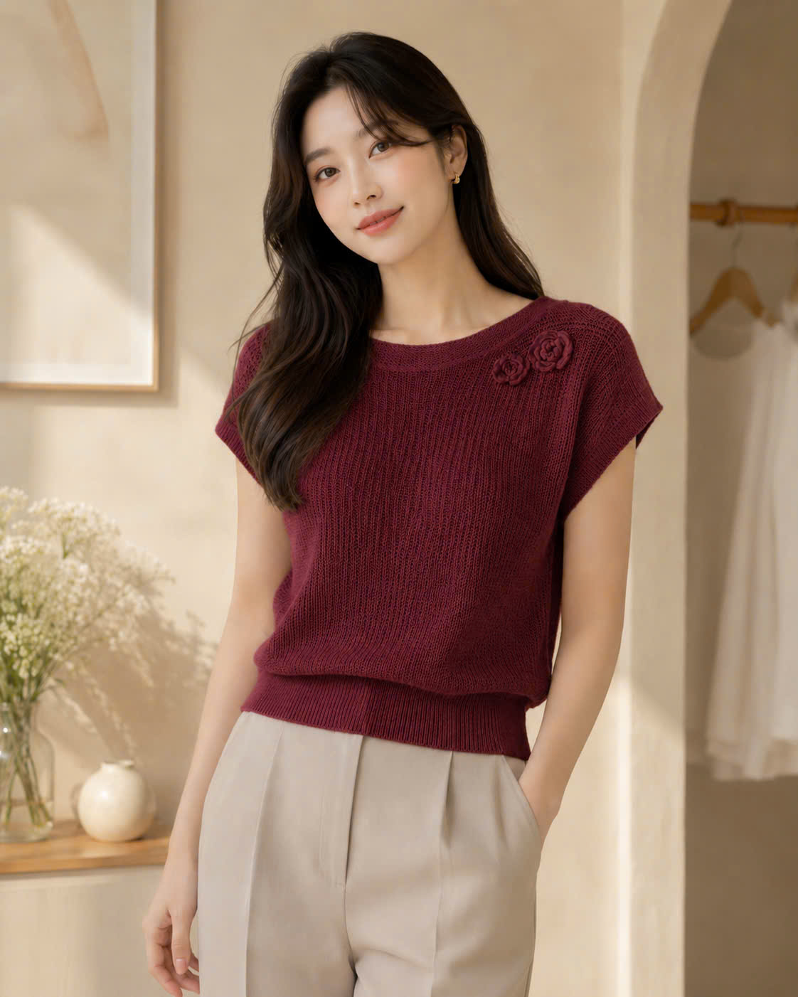 Áo len sợi bẹt vai đính hoa_thumbnail_8