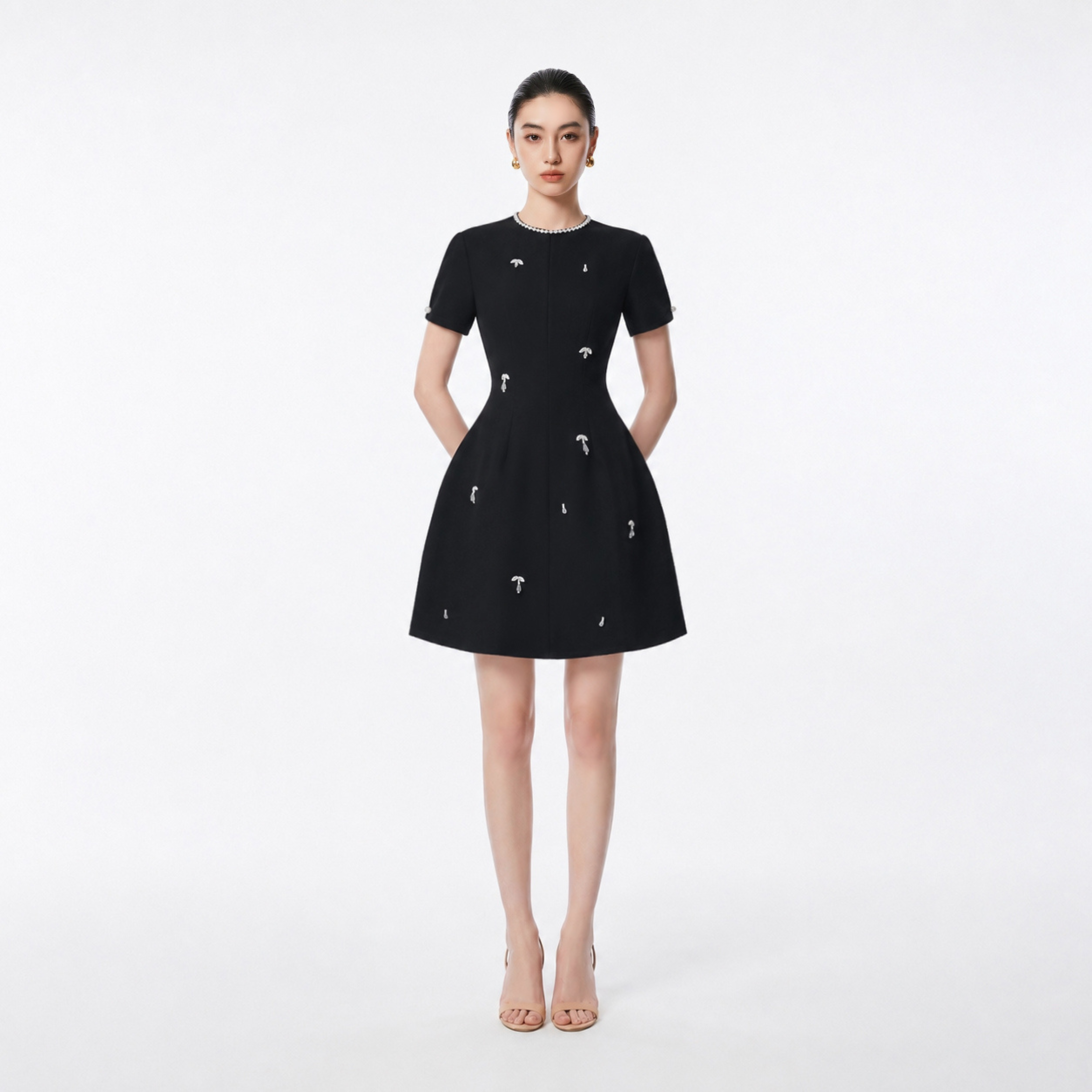BLACK JASMI DRESS