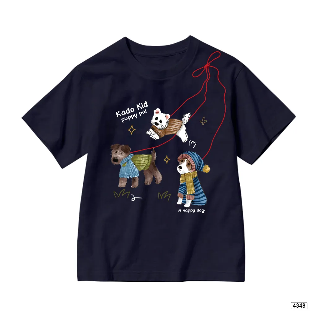 Áo thun bé trai bé gái form rộng Puppy Pal Kado 4348_thumbnail_11