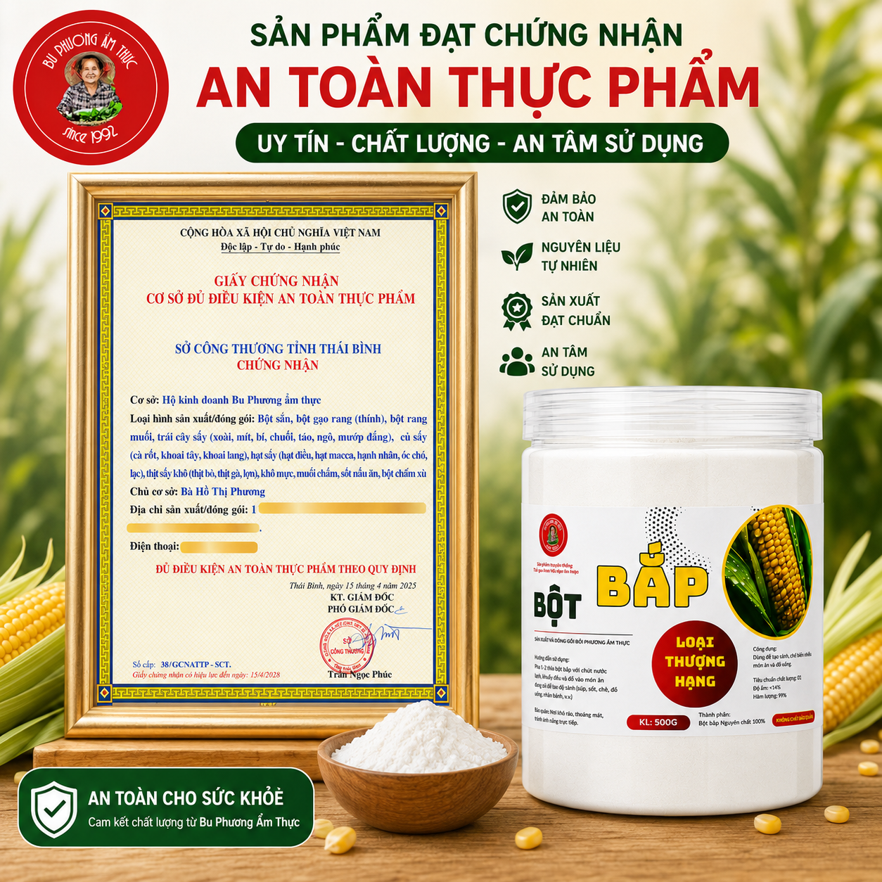 Bột Bắp Nguyên Chất Bu Phương – Tạo Sánh Súp, Sốt, Món Xào - BP18_thumbnail_6