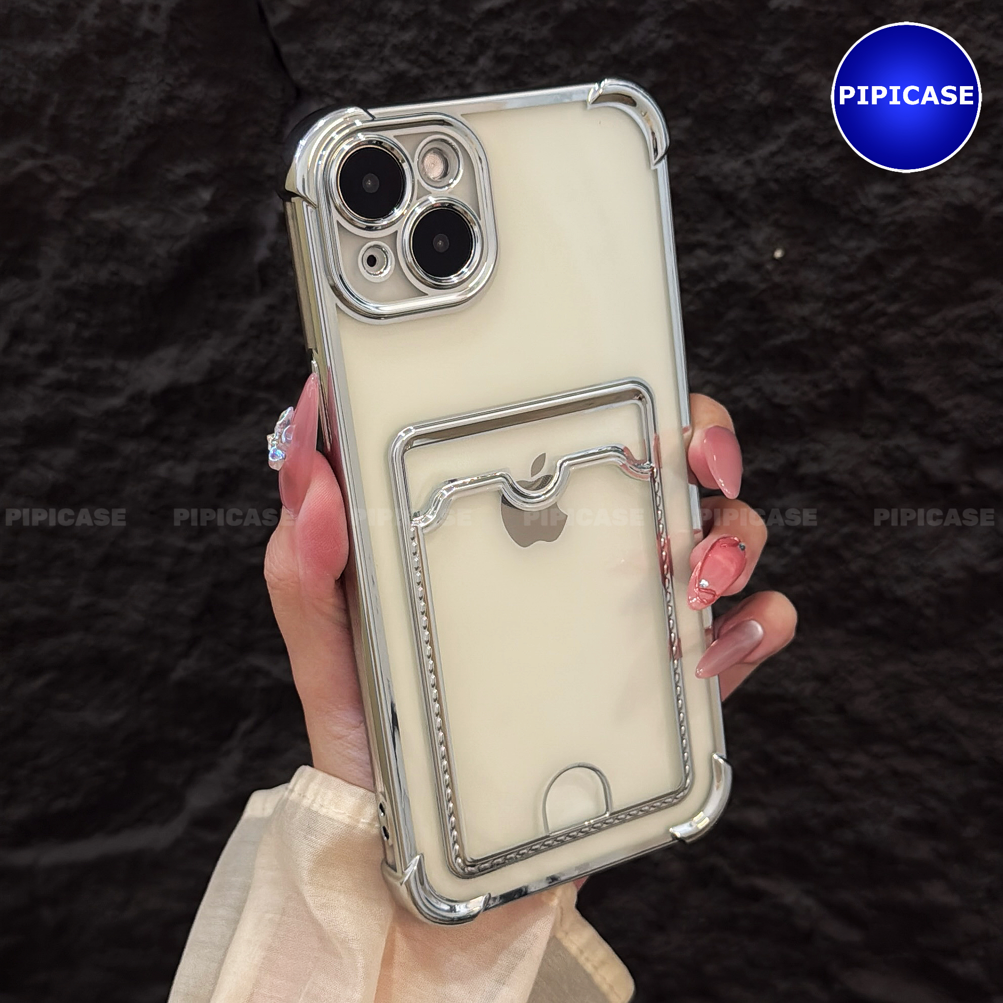 Ốp Lưng iPhone 14 Plus - Ốp Thẻ - Bạc_thumbnail_7