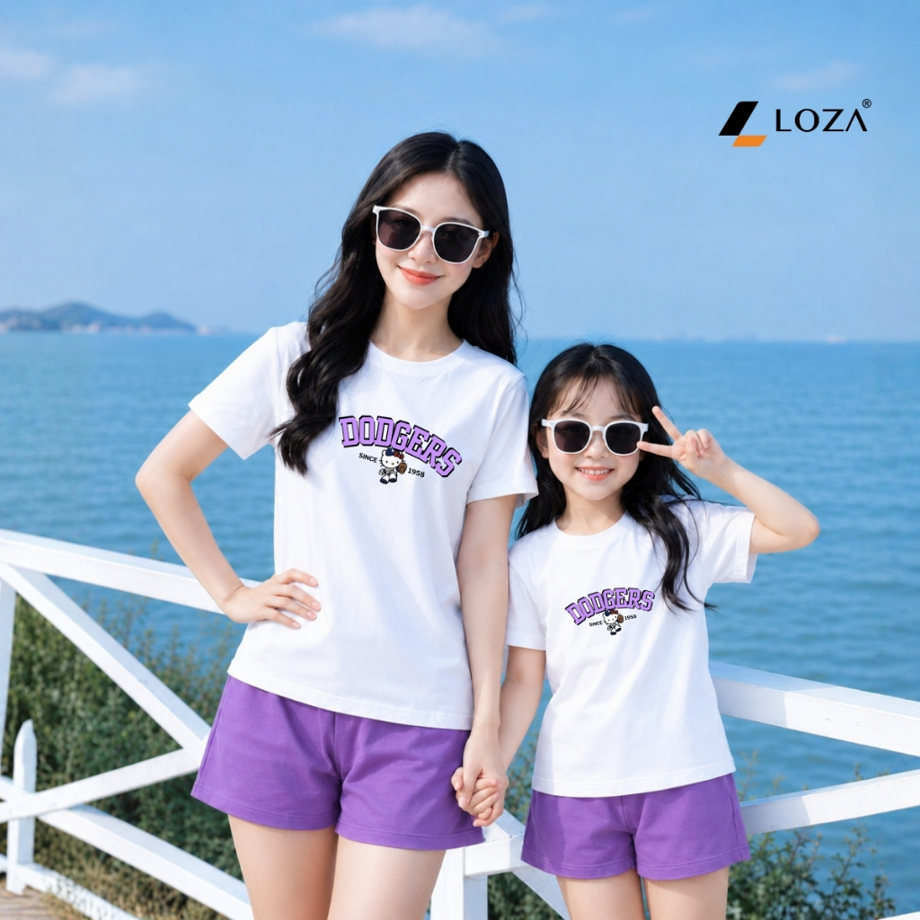 Set đồ đôi mẹ và bé hình mèo kitty - Loza VP706-SB706_thumbnail_3