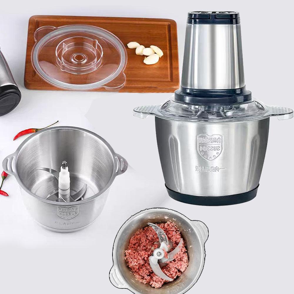 Máy xay thịt, máy xay đa năng, cối inox 304, 4 lưỡi, công suất lớn, thể tích 2 lít - Máy xay chuyên_thumbnail_1