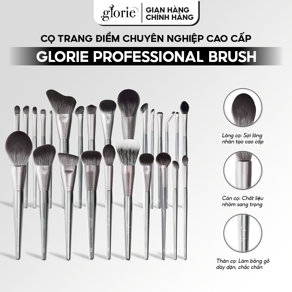 [GLORIE] Cọ trang điểm chuyên nghiệp cao cấp Glorie Professional Brush