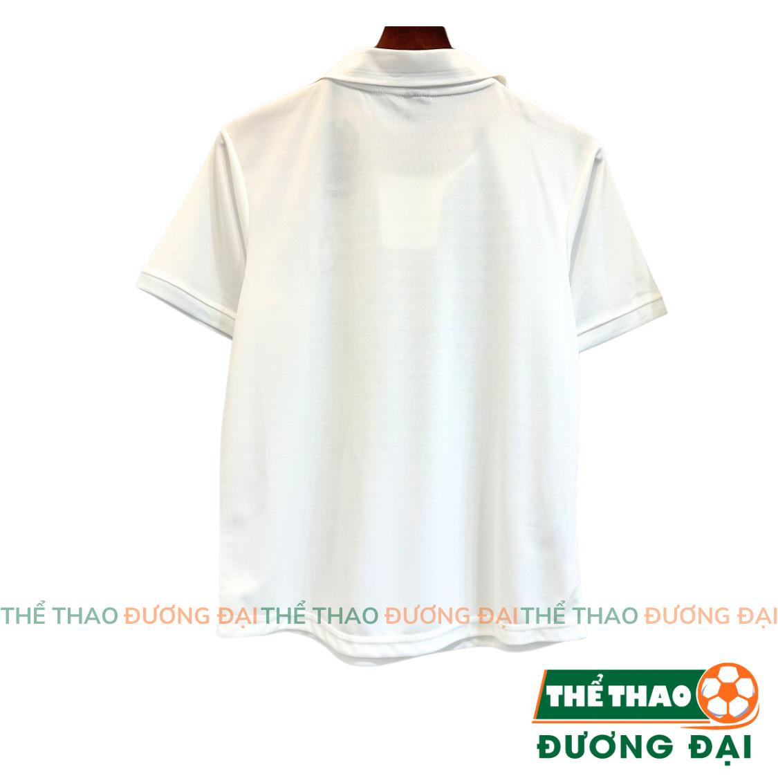 Quần Áo Bóng Đá Rê An Retro 1902 Trắng Xám Thun Mè S-COMF Thoáng Khí Thể Thao Đương Đại_thumbnail_1