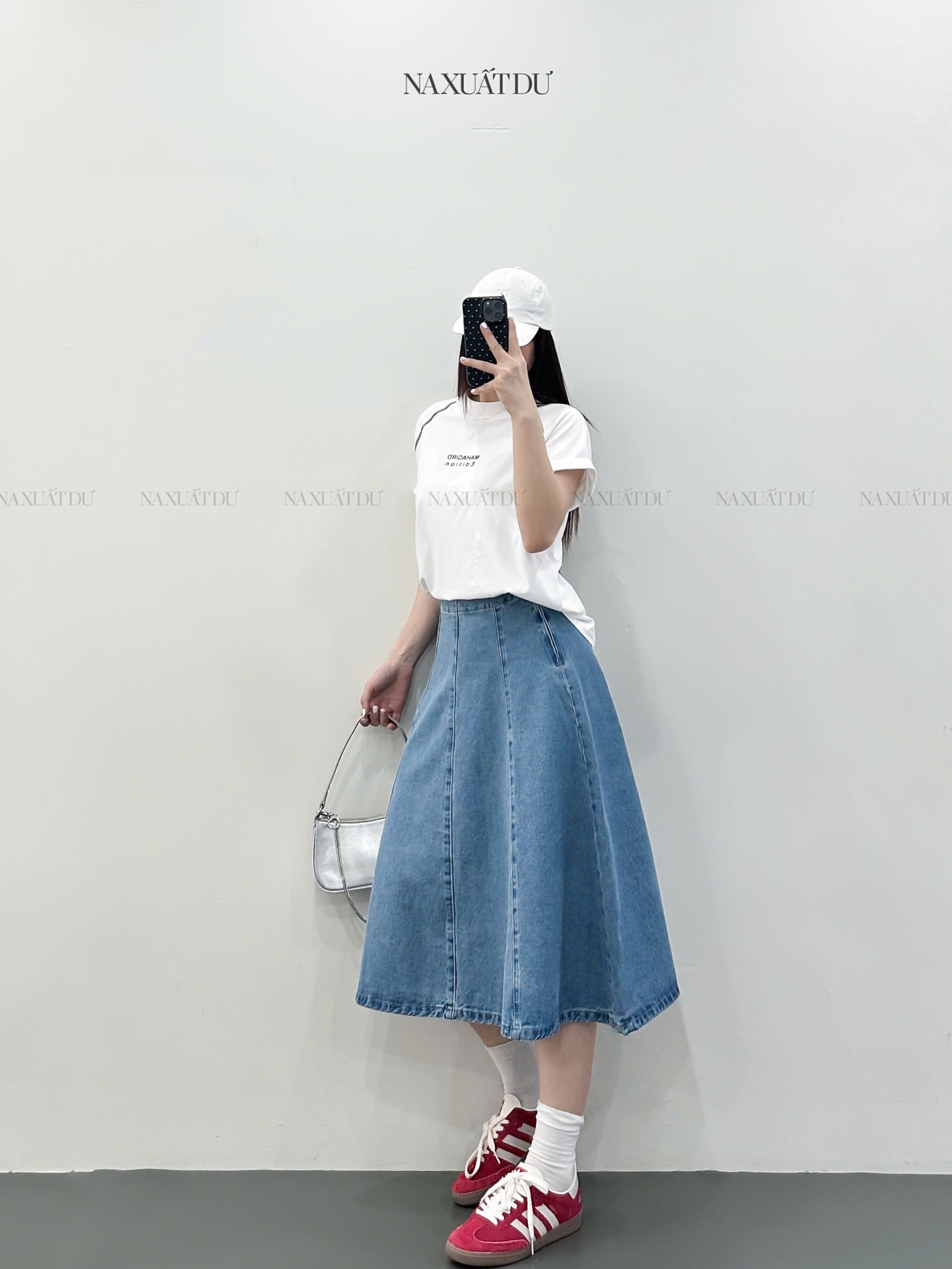 Chân váy jeans 