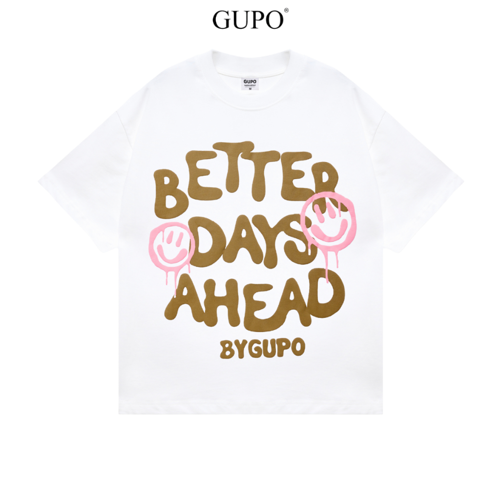 Áo Thun Oversize 280GSM In Phồng GUPO Local Brand Unisex Form Rộng Thời Trang TS036_thumbnail_3