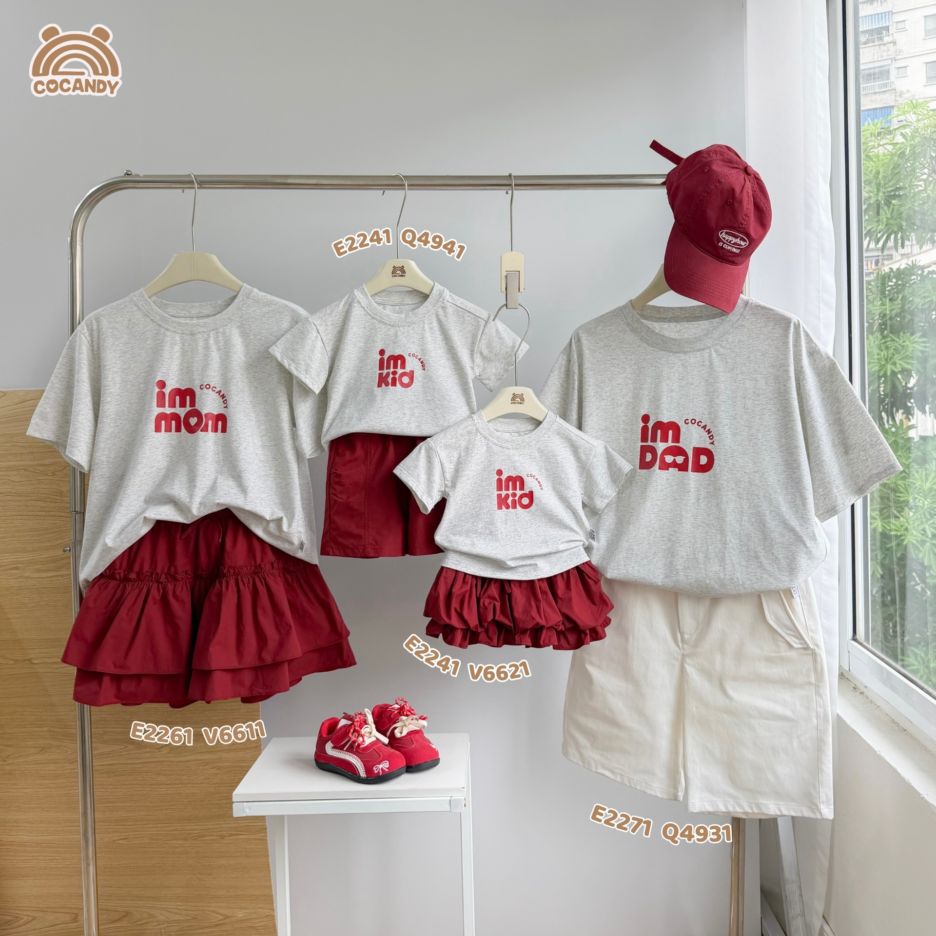Áo cộc cotton XÁM 