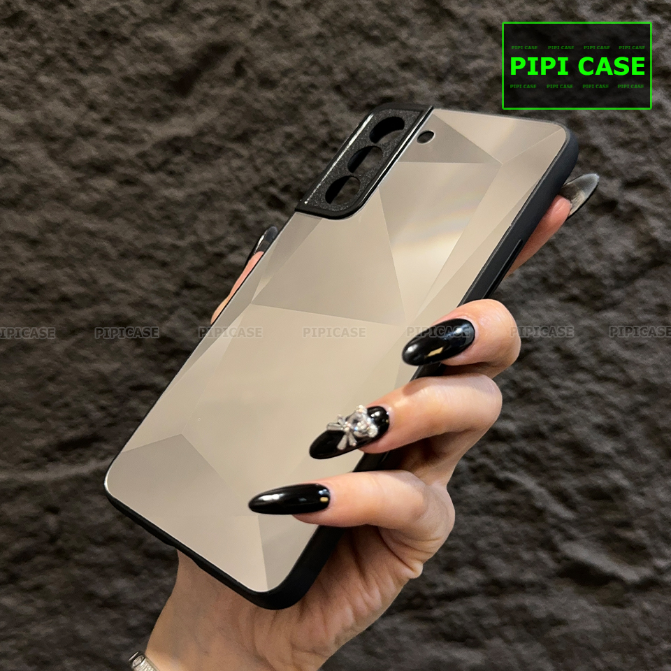 Ốp Lưng Samsung S21 FE 5G - Kim Cương 6D - Bạc_thumbnail_1