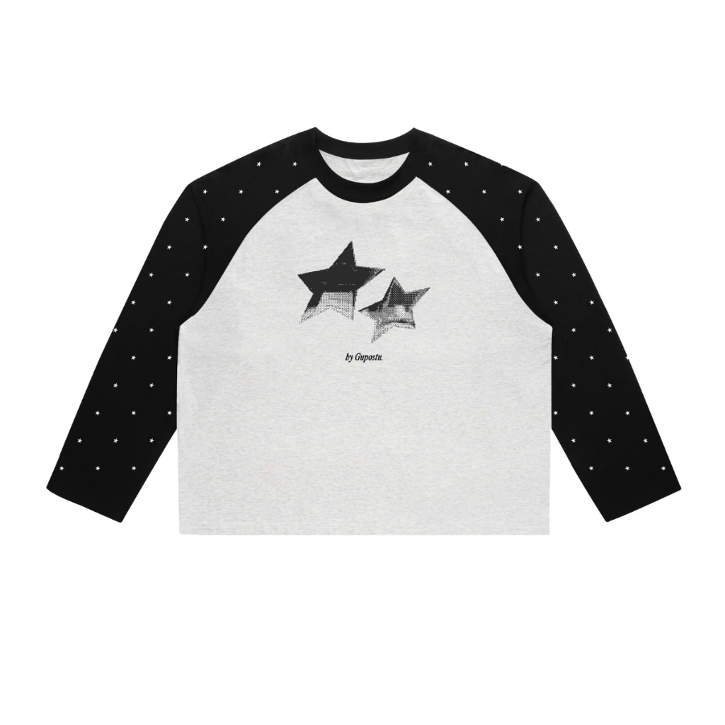 Áo Thun Tay Dài Raglan Cosmic Star GUPO Form Boxy Unisex Local Brand – ATD03_thumbnail_5