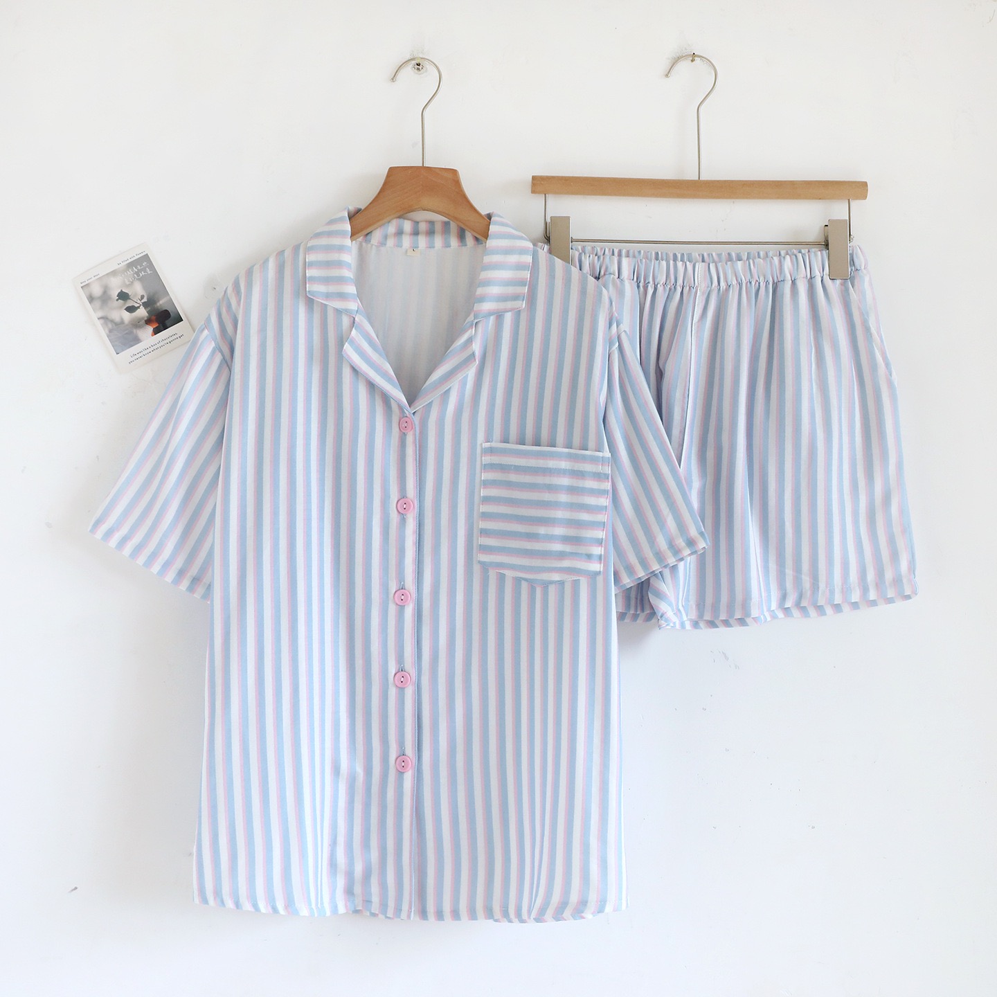 Set pizama kẻ sọc xô cotton_thumbnail_1