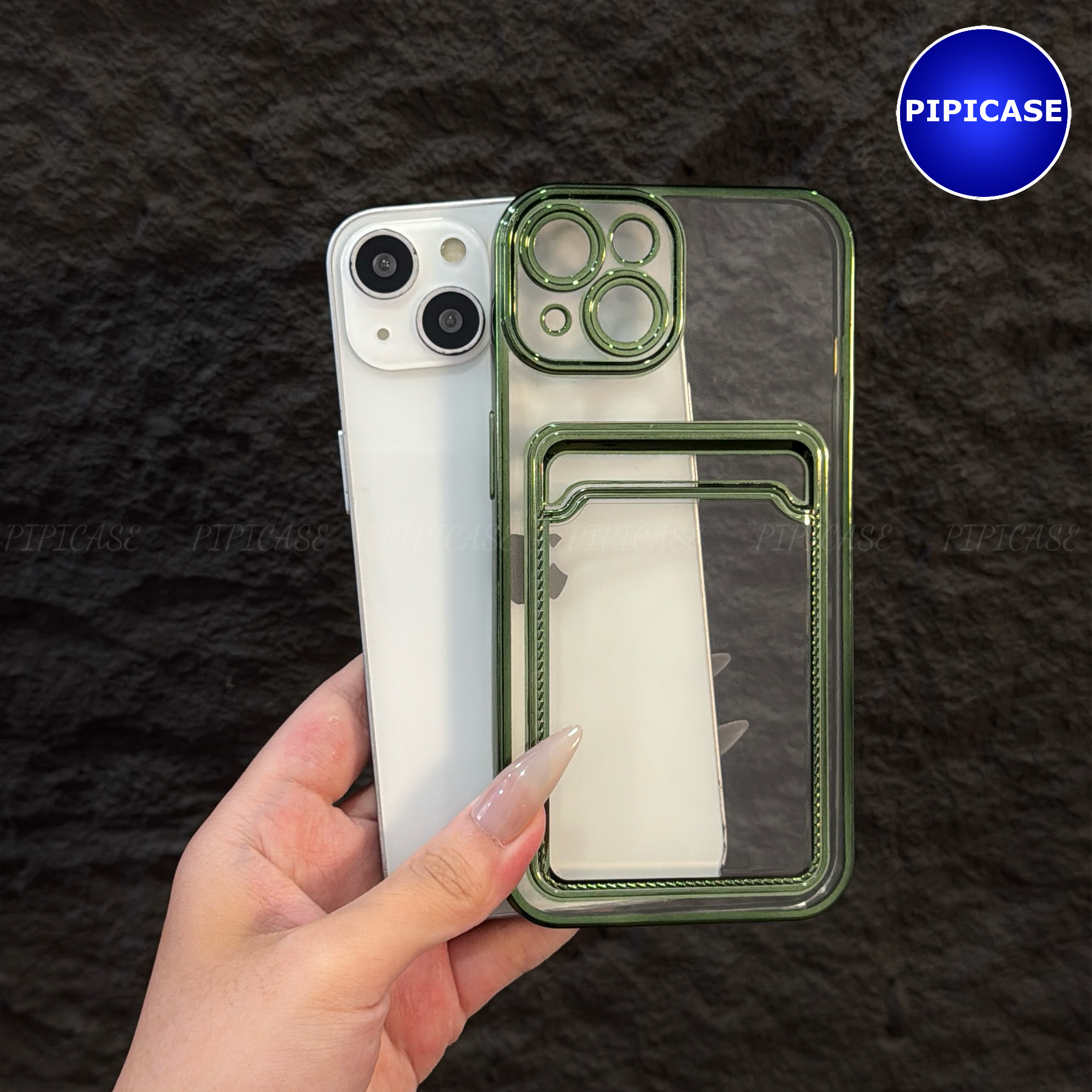 Ốp Lưng iPhone 14 - Ốp Thẻ - Xanh Lá_thumbnail_3